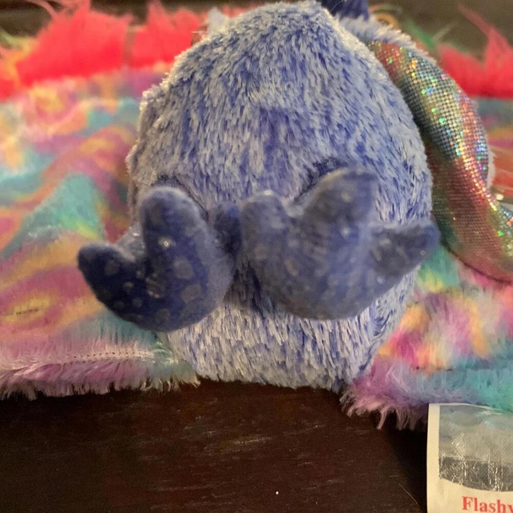 đFlashy the Peacock TY beanie baby DOB 12/30/2000 - Picture 14 of 15
